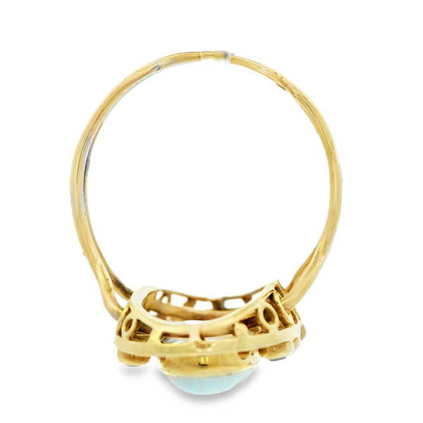 Estate Opal & Diamond Fashion Ring Image 5 Monarch Jewelry Winter Park, FL