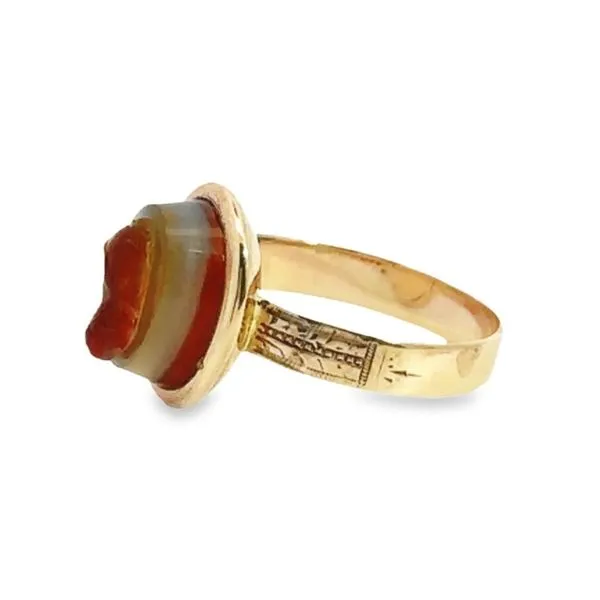 10k rose gold hardstone cameo ring 200-00657 Image 2 Monarch Jewelry Winter Park, FL