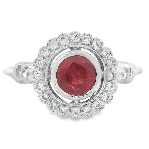 14KW Ruby and Diamond Ring 200-00689 Monarch Jewelry Winter Park, FL