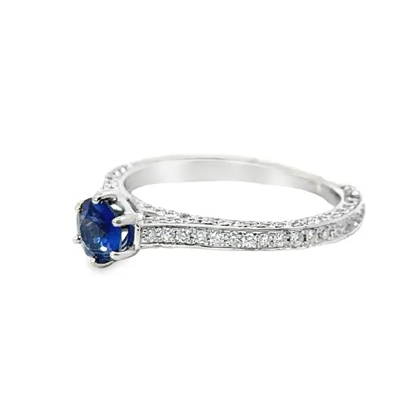 18KW 0.63ct Sapphire and Diamond Ring 200-00699 Image 2 Monarch Jewelry Winter Park, FL