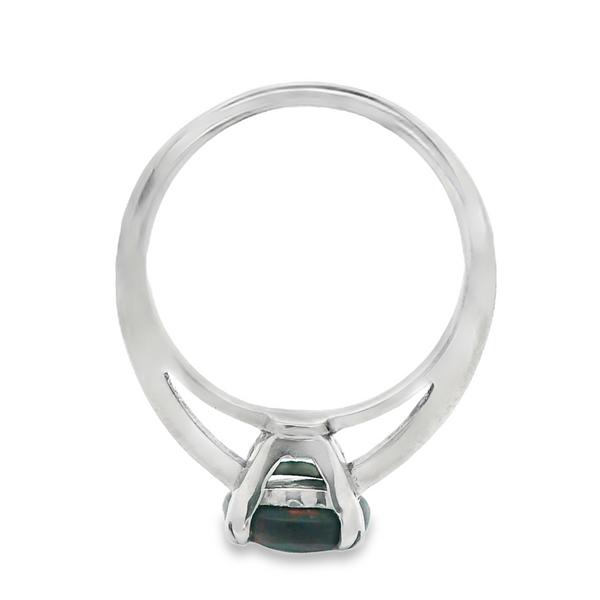 Platinum Black Opal and Diamond Ring 200-00700 Image 3 Monarch Jewelry Winter Park, FL