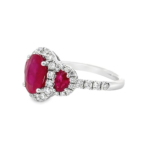 18 Karat White Gold Ruby Ring 200-00707 Image 2 Monarch Jewelry Winter Park, FL