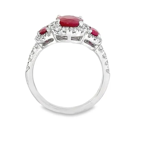18 Karat White Gold Ruby Ring 200-00707 Image 3 Monarch Jewelry Winter Park, FL
