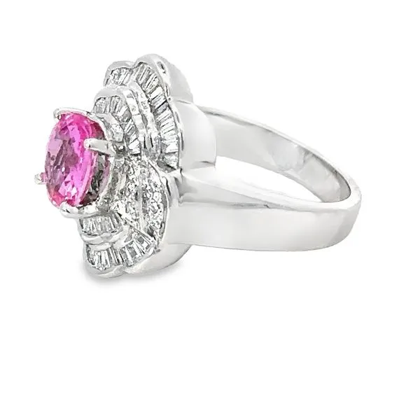 Pink Sapphire and Diamond Ballerina Ring 200-00708 Image 2 Monarch Jewelry Winter Park, FL