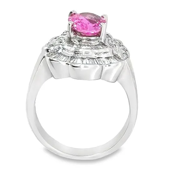 Pink Sapphire and Diamond Ballerina Ring 200-00708 Image 3 Monarch Jewelry Winter Park, FL