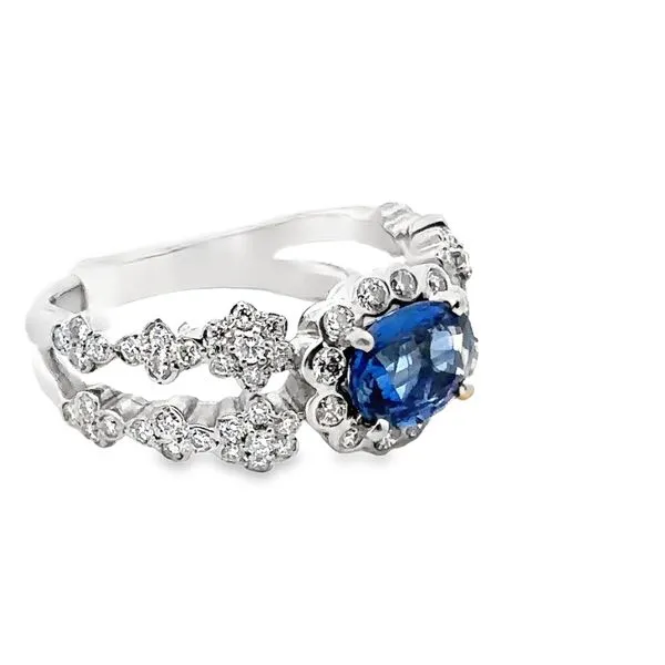 Platinum 1.59carat Sapphire Ring 200-00735 Image 3 Monarch Jewelry Winter Park, FL
