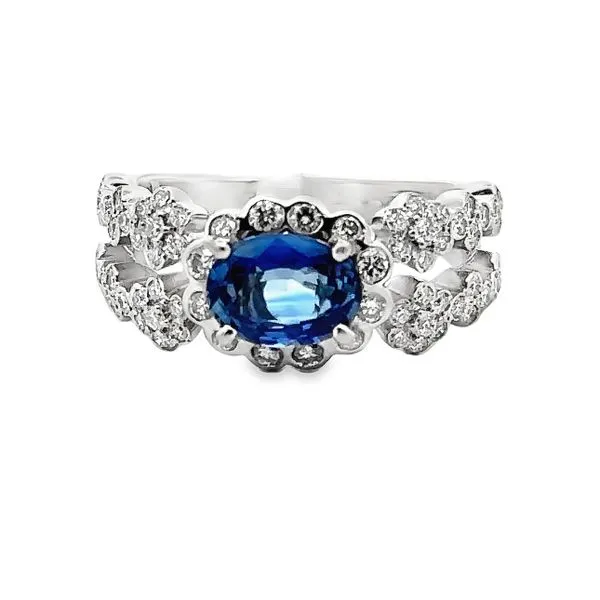 Platinum 1.59carat Sapphire Ring 200-00735 Image 5 Monarch Jewelry Winter Park, FL