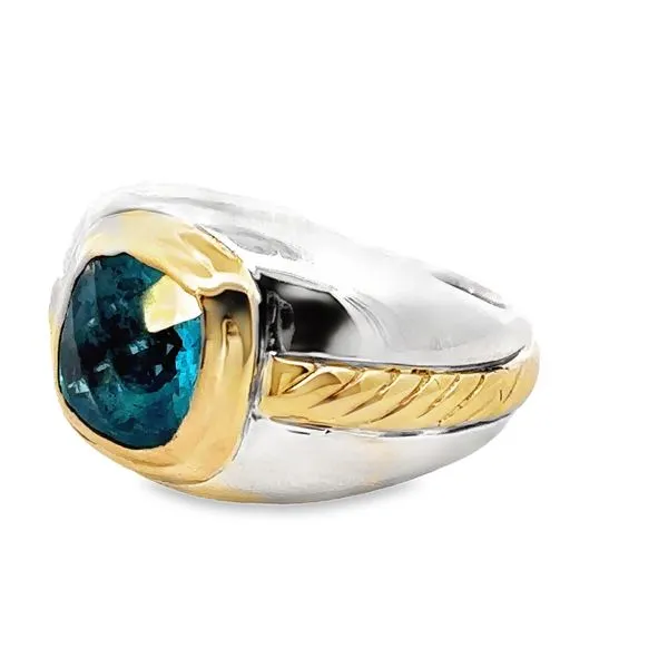 David Yurman Blue Topaz Ring 200-00739 Image 2 Monarch Jewelry Winter Park, FL