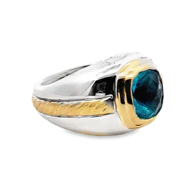 David Yurman Blue Topaz Ring 200-00739 Image 3 Monarch Jewelry Winter Park, FL