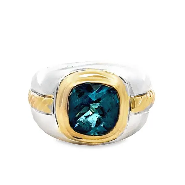 David Yurman Blue Topaz Ring 200-00739 Monarch Jewelry Winter Park, FL