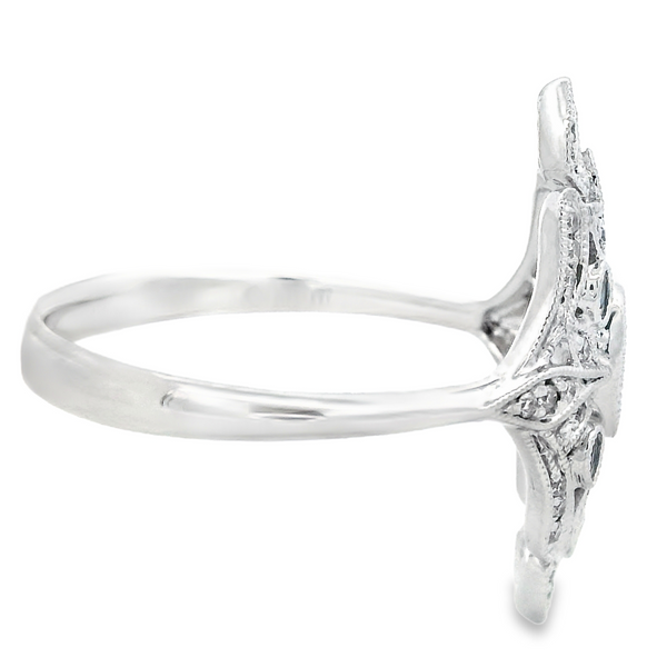 Art Deco Style Sapphire Ring 200-00743 Image 4 Monarch Jewelry Winter Park, FL