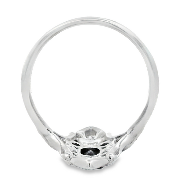 Art Deco Style Sapphire Ring 200-00743 Image 5 Monarch Jewelry Winter Park, FL