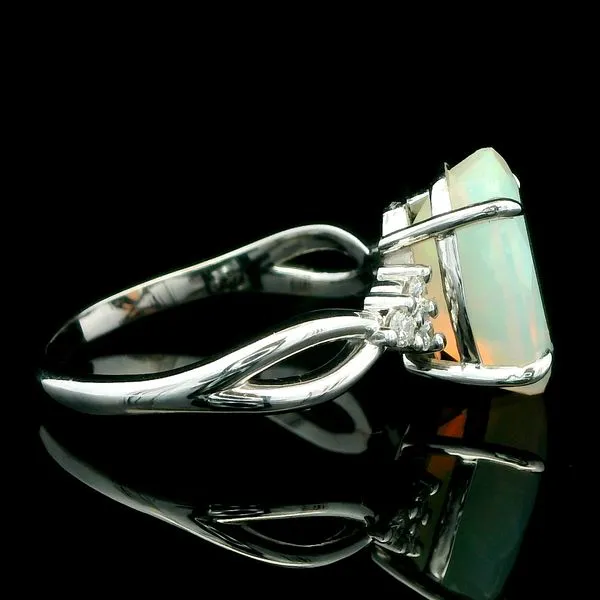 14Karat White Gold Opal Ring 200-00753 Image 2 Monarch Jewelry Winter Park, FL