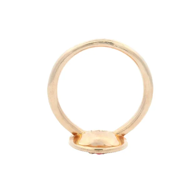 14K Rose Gold Ruby and Diamond Fashion Ring Image 4 Monarch Jewelry Winter Park, FL