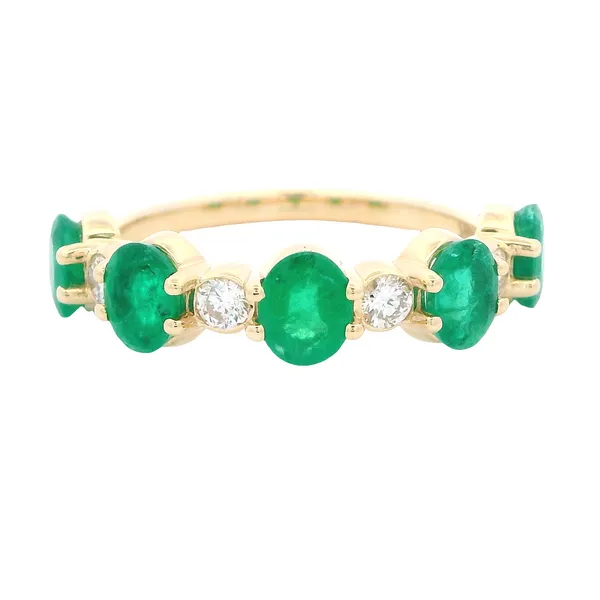 Oval Emerald & Lab Grown Diamond Fashion Ring Monarch Jewelry Winter Park, FL