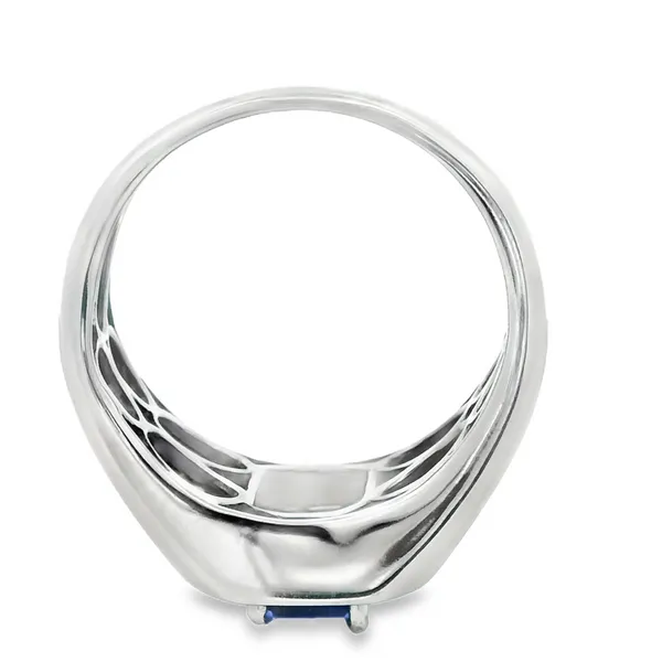 14K White Gold Tanzanite Emerald Cut Fashion Ring Image 3 Monarch Jewelry Winter Park, FL