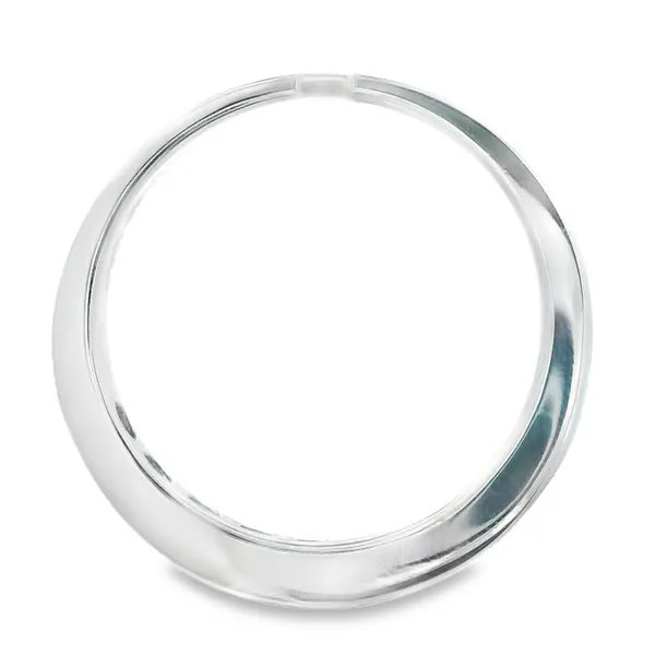 18K White Gold Emerald Contemporary Ring Image 3 Monarch Jewelry Winter Park, FL