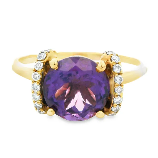 14K Yellow Gold Amethyst Fashion Ring Monarch Jewelry Winter Park, FL