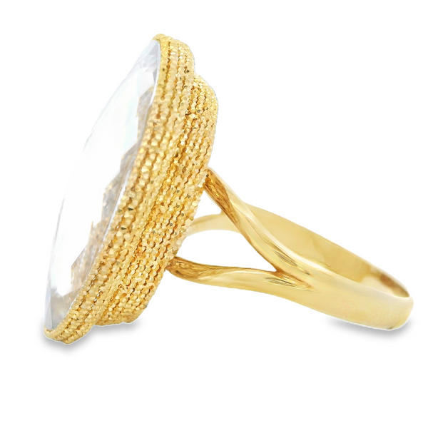 Imperial Topaz Cluster Ring Image 3 Monarch Jewelry Winter Park, FL