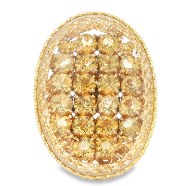 Imperial Topaz Cluster Ring Monarch Jewelry Winter Park, FL