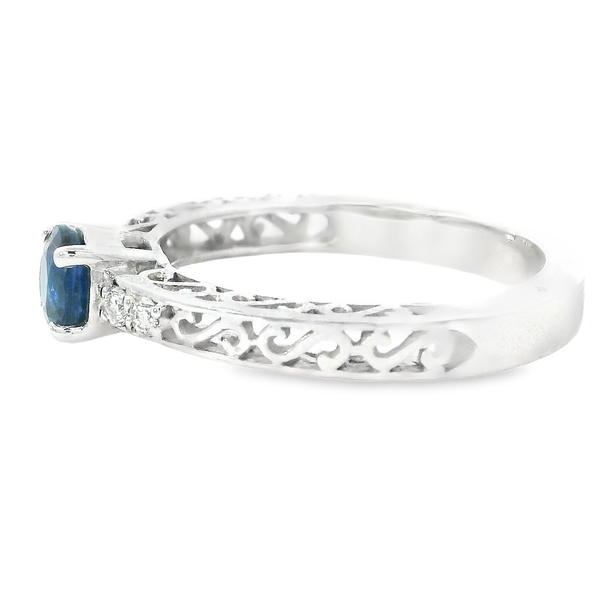 Sapphire and Diamond White Gold Fashion Ring Image 3 Monarch Jewelry Winter Park, FL