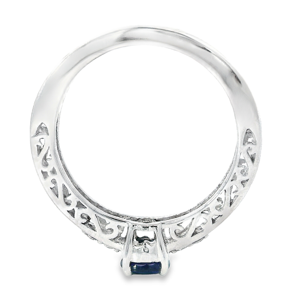 Sapphire and Diamond White Gold Fashion Ring Image 5 Monarch Jewelry Winter Park, FL