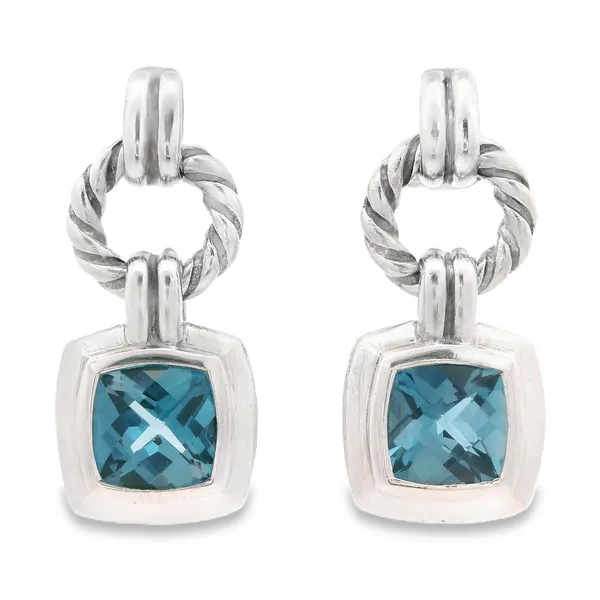 Sterling Silver Topaz Drop Earrings Monarch Jewelry Winter Park, FL