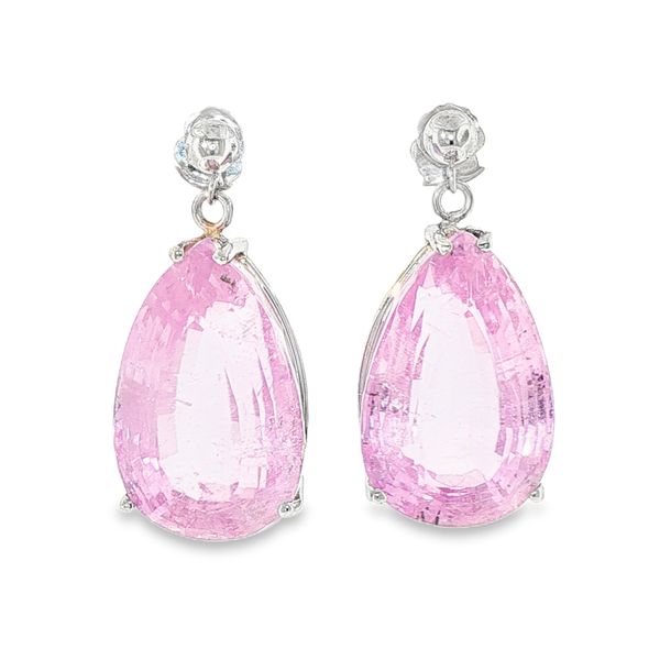 Pink Kunzite White Gold Earrings Monarch Jewelry Winter Park, FL
