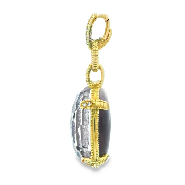 18K Yellow Gold Diamond Pendant Image 2 Monarch Jewelry Winter Park, FL