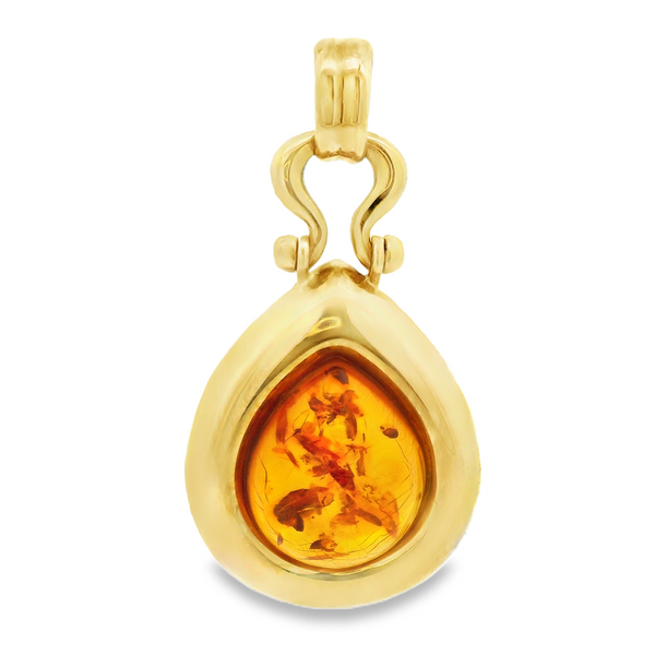 Vintage Estate Amber Pendant Monarch Jewelry Winter Park, FL