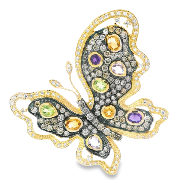 Le Vian Butterfly Colored Stone Pendant Monarch Jewelry Winter Park, FL