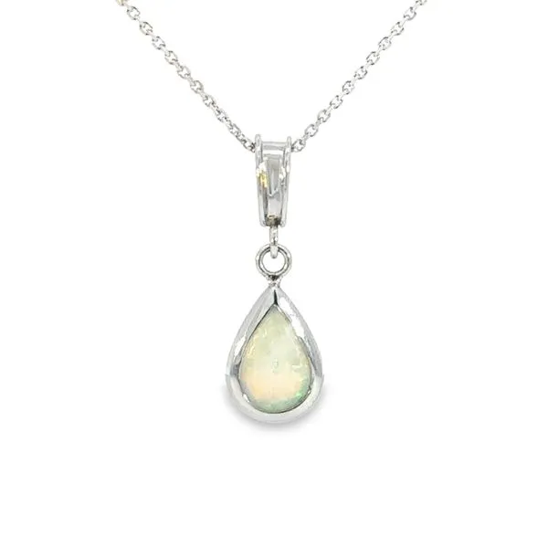 Bezel set opan necklace Monarch Jewelry Winter Park, FL