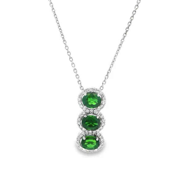 14KW Chrome Diopside Pendant 235-00362 Image 2 Monarch Jewelry Winter Park, FL