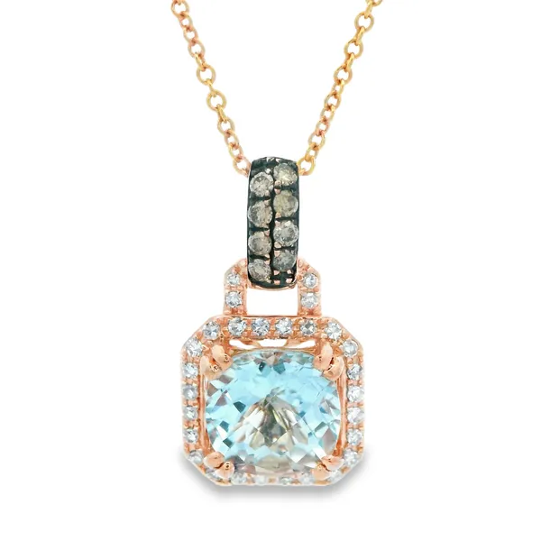 EFFY Aquamarine and Diamond Necklace Monarch Jewelry Winter Park, FL