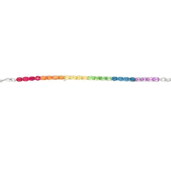 Levian Rainbow Sapphire Bracelet Image 4 Monarch Jewelry Winter Park, FL