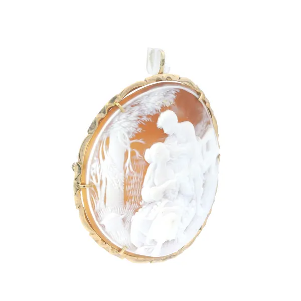 Estate Cameo Brooch/Pendant 250-00039 Image 3 Monarch Jewelry Winter Park, FL
