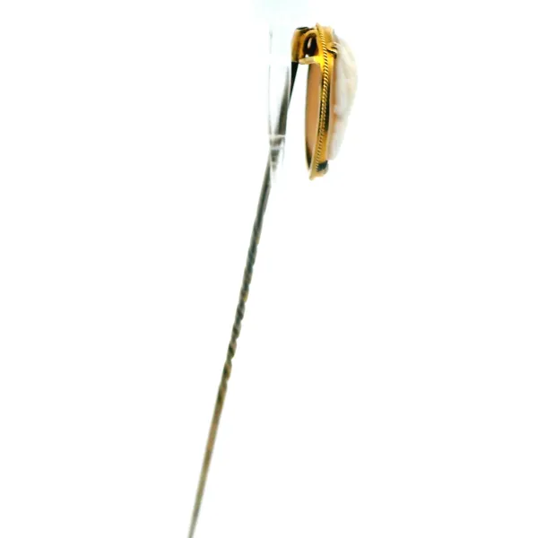 14K Yellow Gold Victorian Cameo Pin Image 4 Monarch Jewelry Winter Park, FL