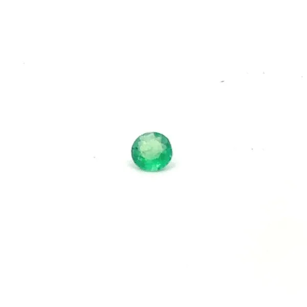 Natural Emerald Loose Gemstone - Round Shape 0.24ct Image 4 Monarch Jewelry Winter Park, FL