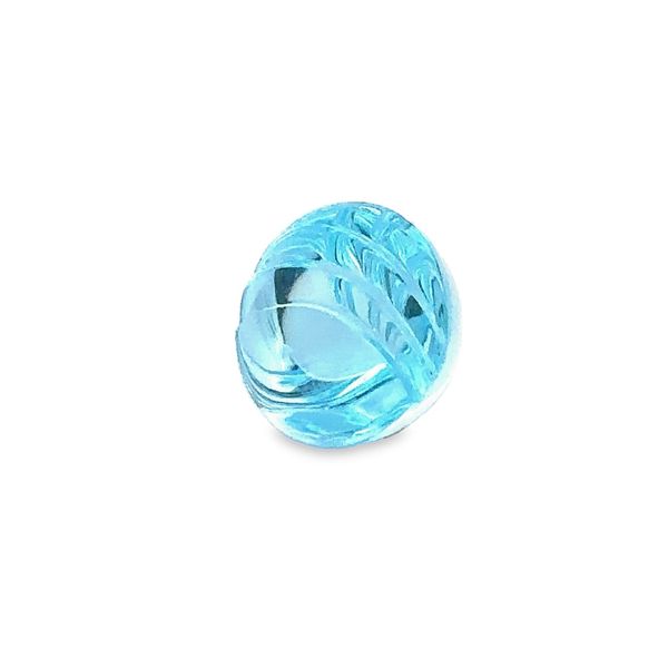 Swiss Blue Topaz Round Loose Gemstones Image 2 Monarch Jewelry Winter Park, FL