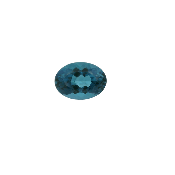 London Blue Topaz Loose Gemstone - Oval Shape 7.49ct Image 4 Monarch Jewelry Winter Park, FL
