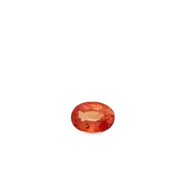 Reddish Orange Sapphire Oval Loose Gemstones Image 4 Monarch Jewelry Winter Park, FL