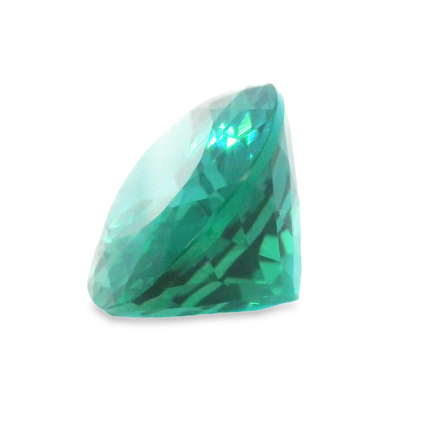 Teal Blue-Green Tourmaline Oval Loose Gemstone Image 2 Monarch Jewelry Winter Park, FL