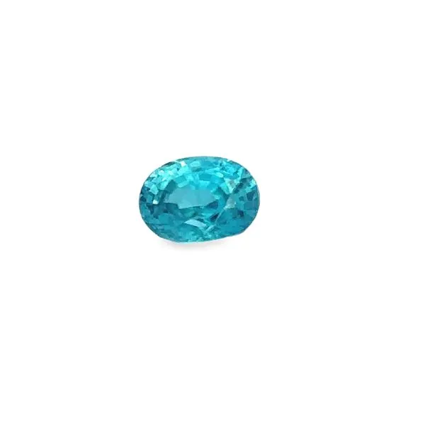 Oval Zircon - Blue 2.93ct Loose Gemstone Image 4 Monarch Jewelry Winter Park, FL