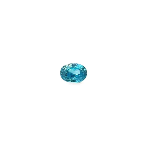 Blue Zircon Oval Loose Gemstone Image 2 Monarch Jewelry Winter Park, FL