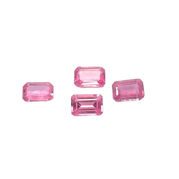 Four Emerald Cut Shape Natural Tourmalines, 0.53ct each, 2.15cttw 293-00001 Monarch Jewelry Winter Park, FL