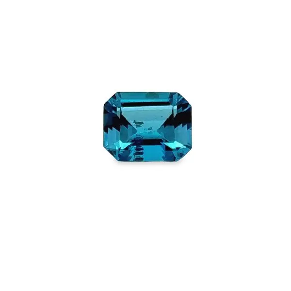 Emerald Cut Natural Topaz London Blue Loose Gemstone Image 4 Monarch Jewelry Winter Park, FL