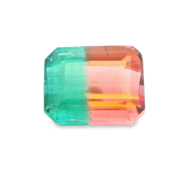 Tourmaline Bicolors Emerald Cut Loose Stone Image 5 Monarch Jewelry Winter Park, FL