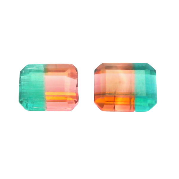 Tourmaline Bicolors Emerald Cut Loose Stone Monarch Jewelry Winter Park, FL