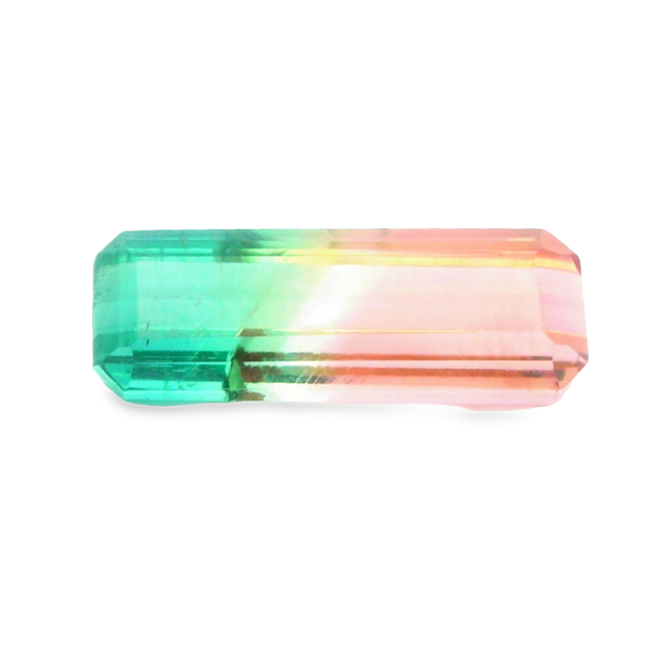 Tourmaline Bicolors Emerald Cut Loose Stone Image 5 Monarch Jewelry Winter Park, FL