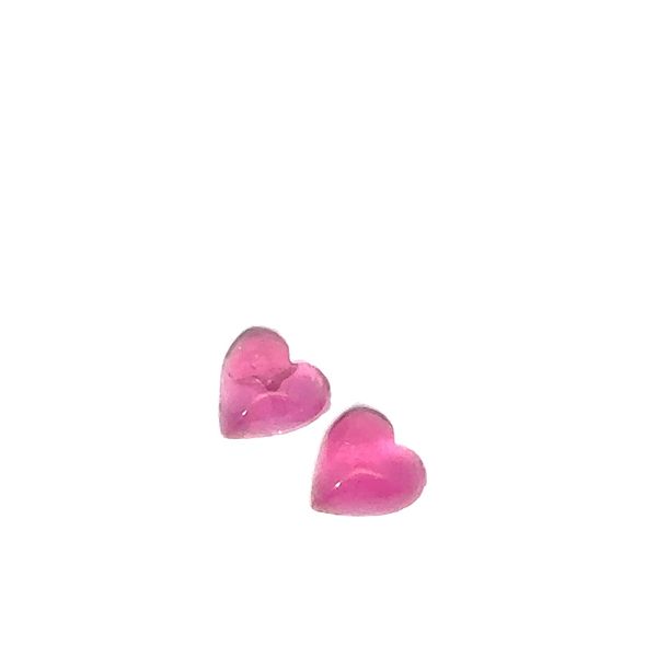 Two Heart Shape Natural Tourmalines 1.00ct each, 2.00ctw 296-00001 Image 2 Monarch Jewelry Winter Park, FL